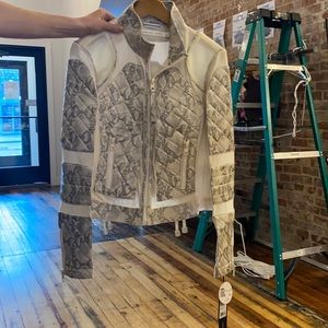 Close out sale!! Blanc Noir LEATHER JACKET! Size large and XS